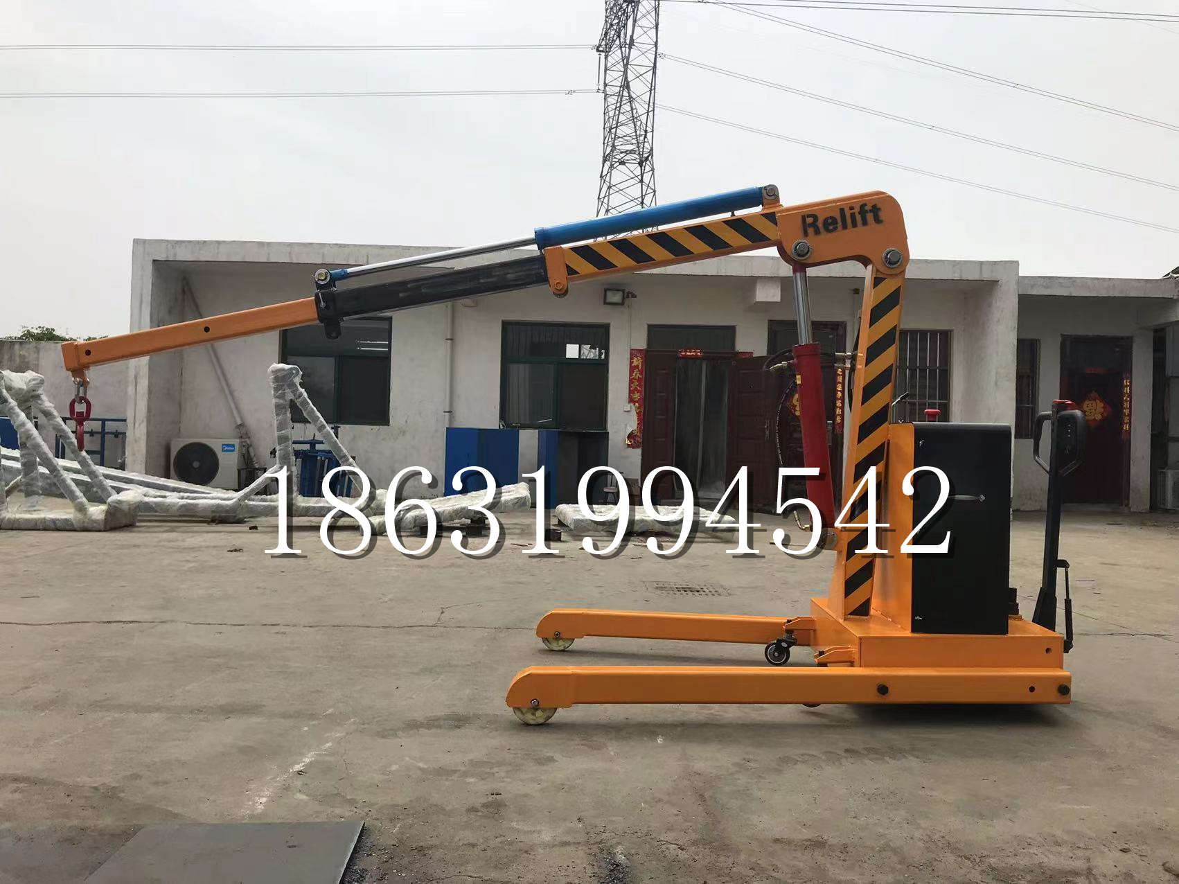 霍林郭勒市久征定做3吨三轮随车吊 农用园林绿化移树吊 平板工程用小吊机